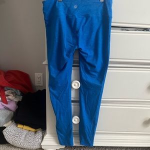 Blue athleta full length leggings